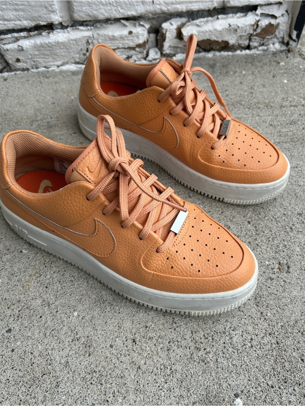Size 8.5 - Nike Air Force 1 Sage Low Copper Moon